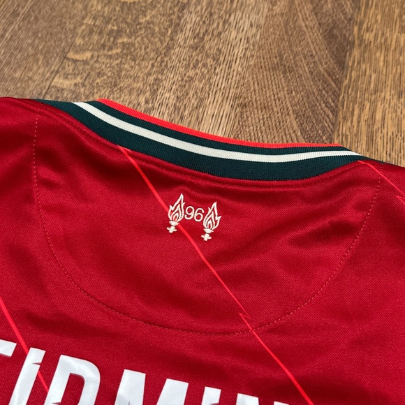 Nike Liverpool FC Roberto Firmino 2021 2022 Red Home Soccer Jersey Mens XL - Picture 4 of 11